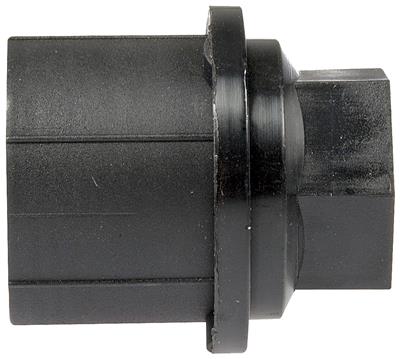 Dorman Black Metallic Wheel Nut Covers - 22mm Hex Size, M27-2.0 Thread (Set Of 1)