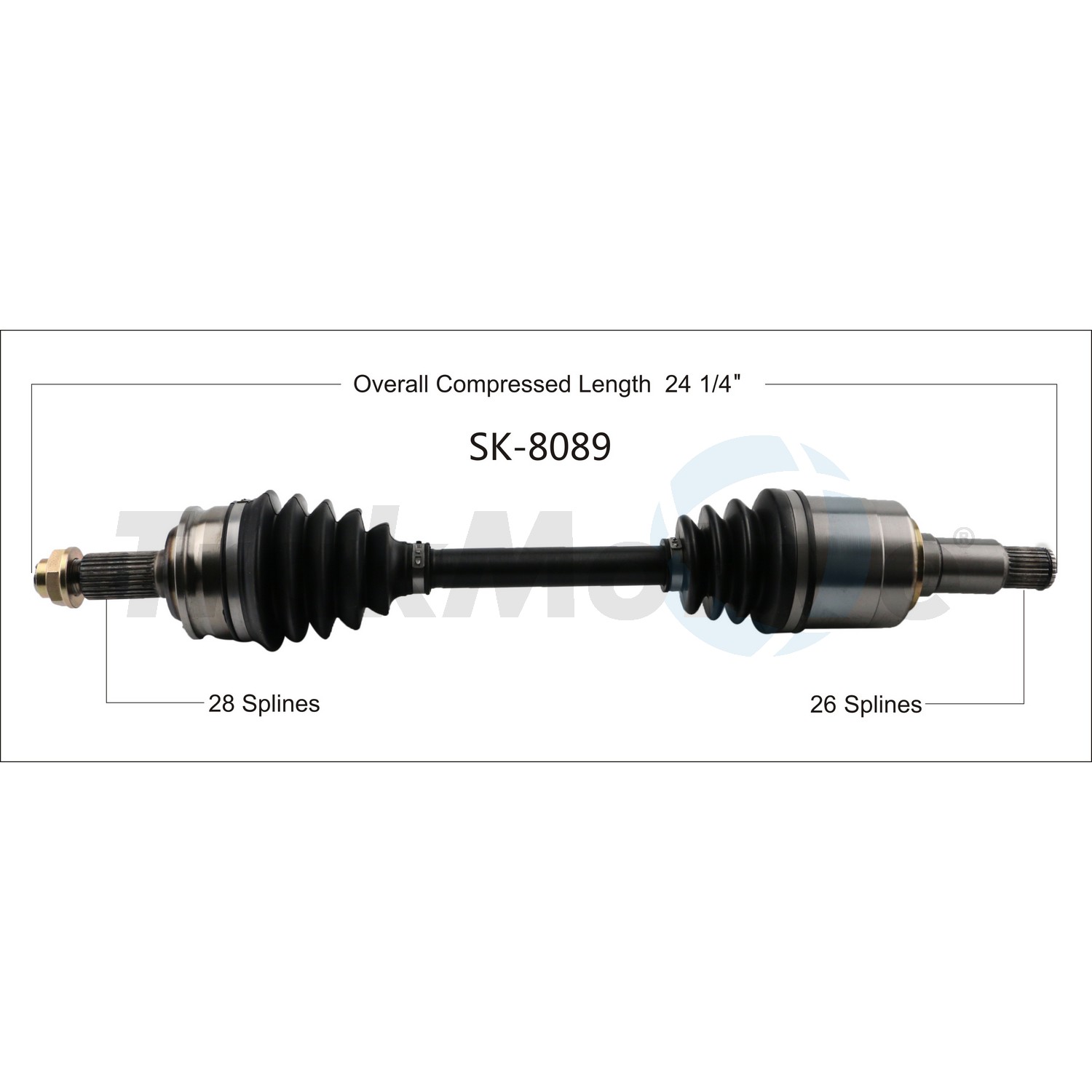 CV Axle Shaft TrakMotive SK-8089