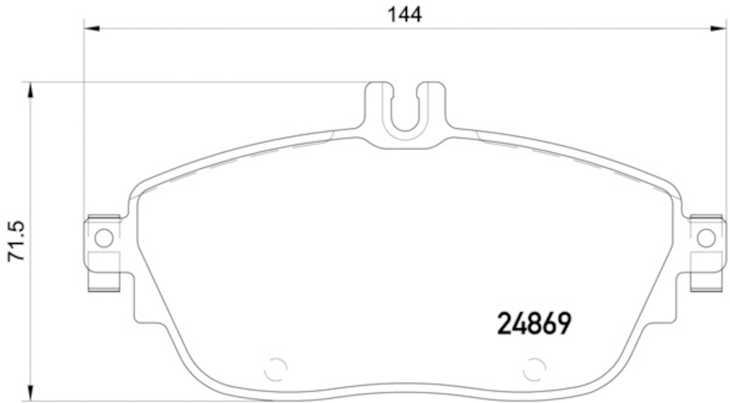 Disc Brake Pad Set HELLA Brakes 355019721