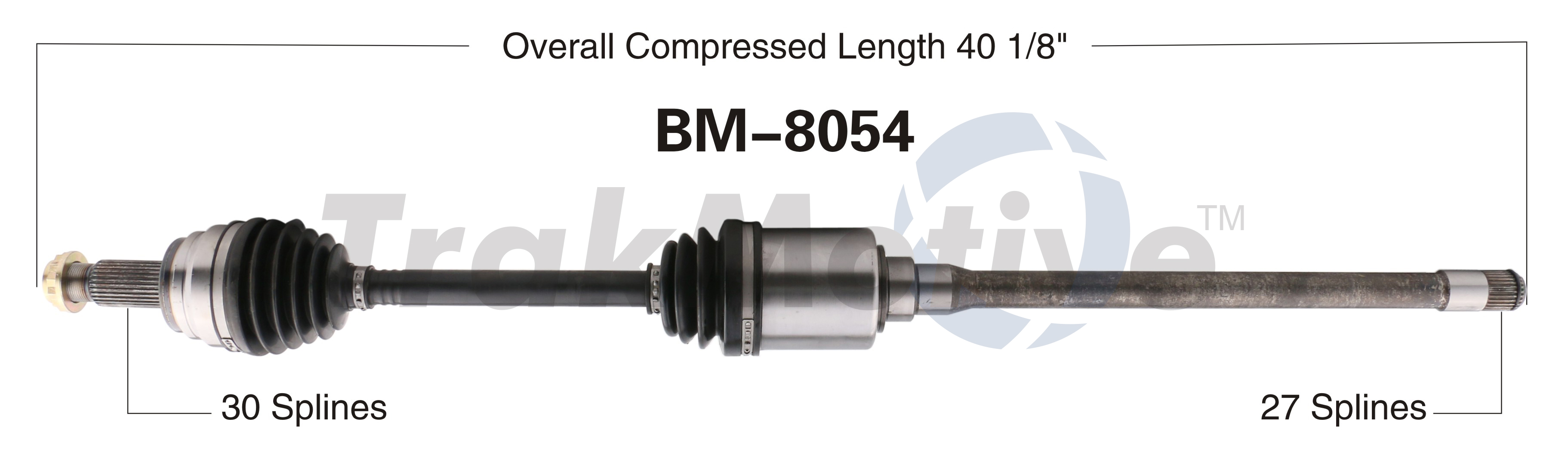 CV Axle Shaft TrakMotive BM-8054