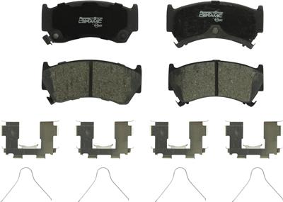 Disc Brake Pad Set Perfect Stop PC668