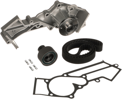 Engine Timing Belt Kit with Water Pump Gates TCKWP104B