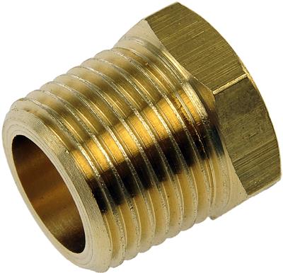 Dorman Brass Pipe Fitting Bushing, 1/4 In. FNPT x 3/8 In. MNPT