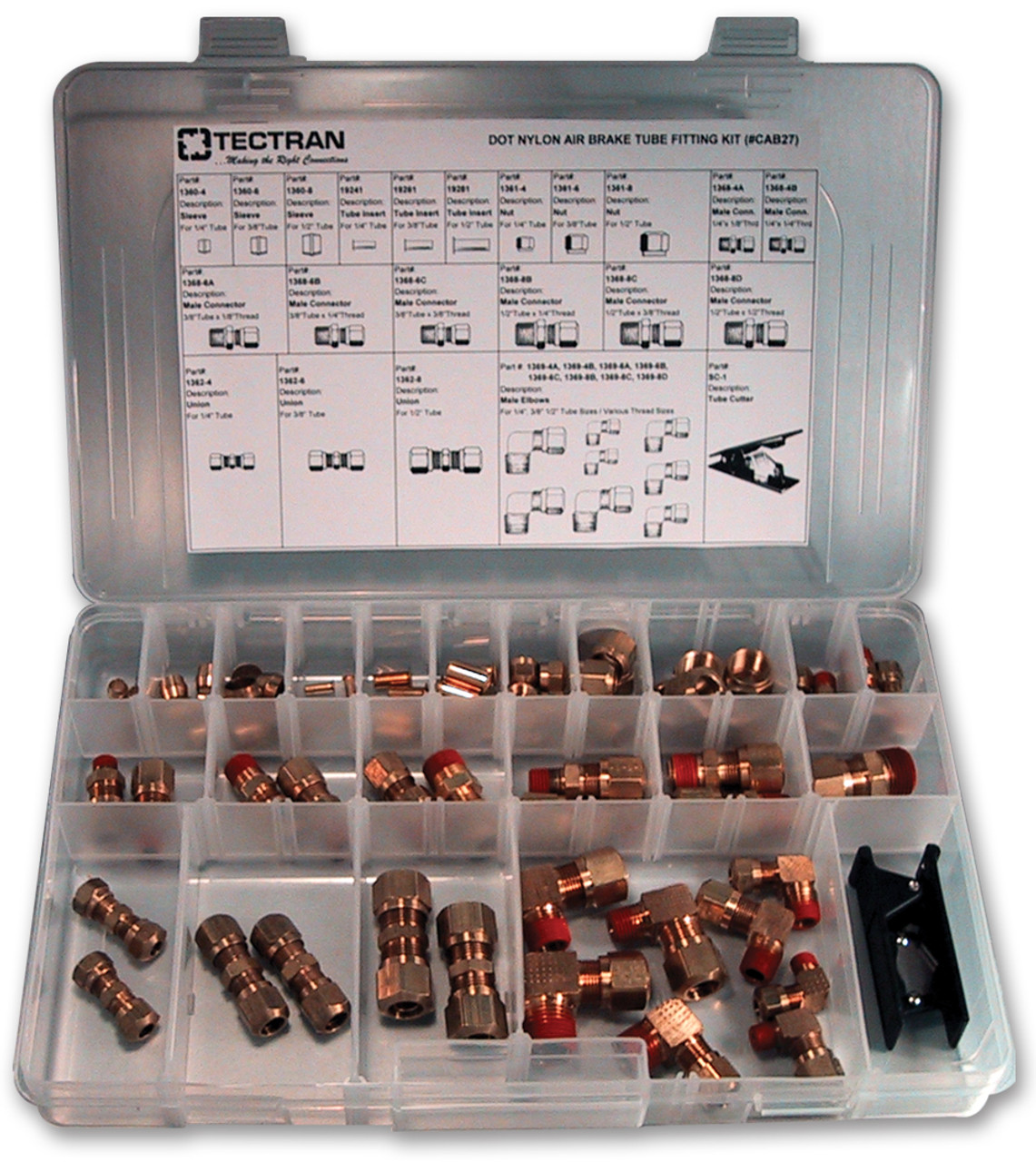 Air Brake Air Line Fitting Kit Tectran CAB27