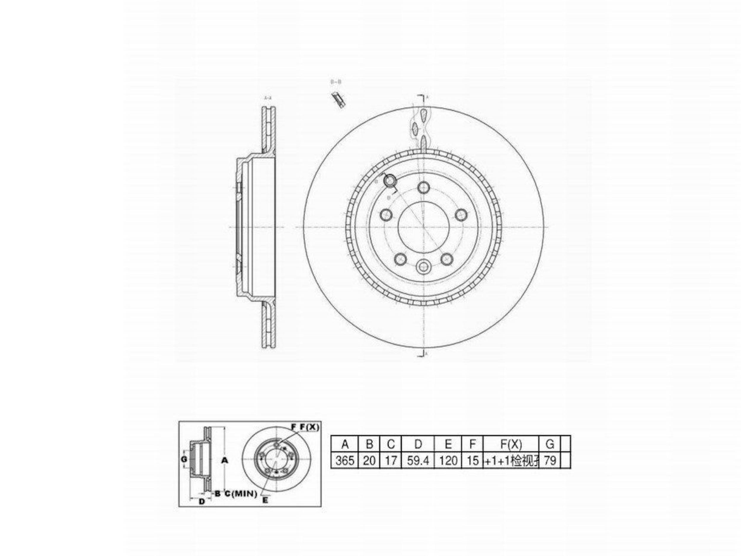 Disc Brake Rotor Perfect Stop PS4421153HC