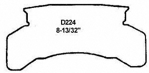 Disc Brake Pad Set Wagner Brake SX224