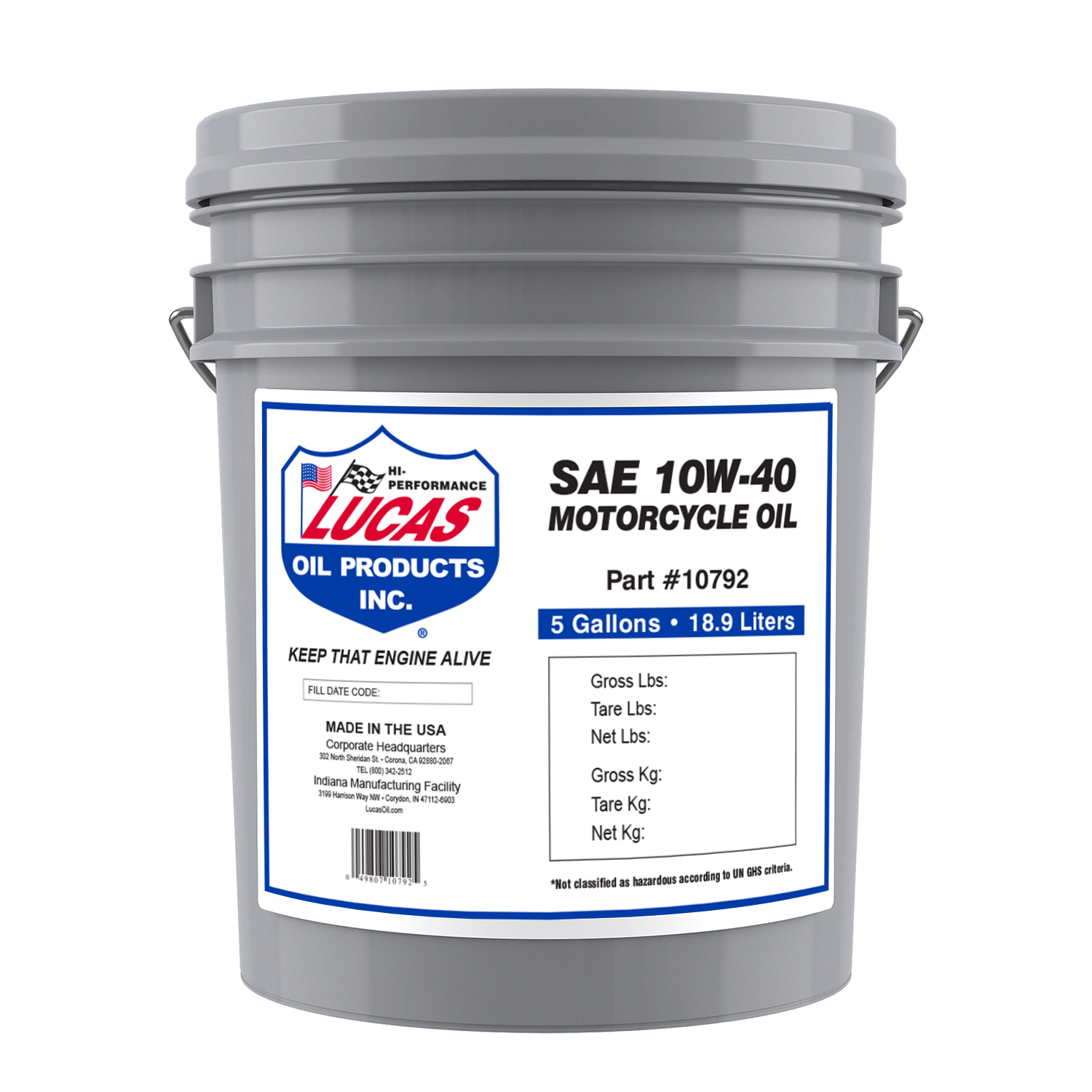 Engine Oil Lucas Oil Products 10792