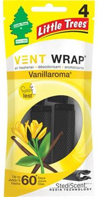 Little Trees Vent Liquid Air Freshener, Vanillaroma, 4 Pack