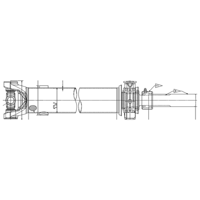 Drive Shaft Assembly Spicer 923811-299M