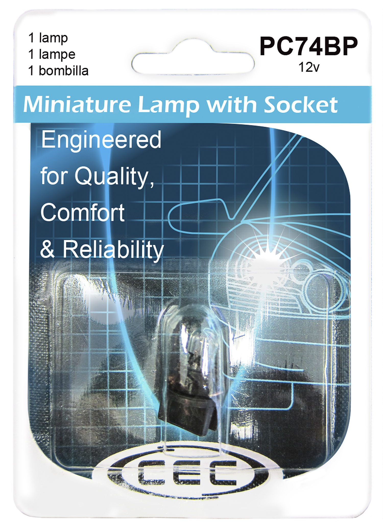 Multi-Purpose Light Bulb CEC Industries PC74BP