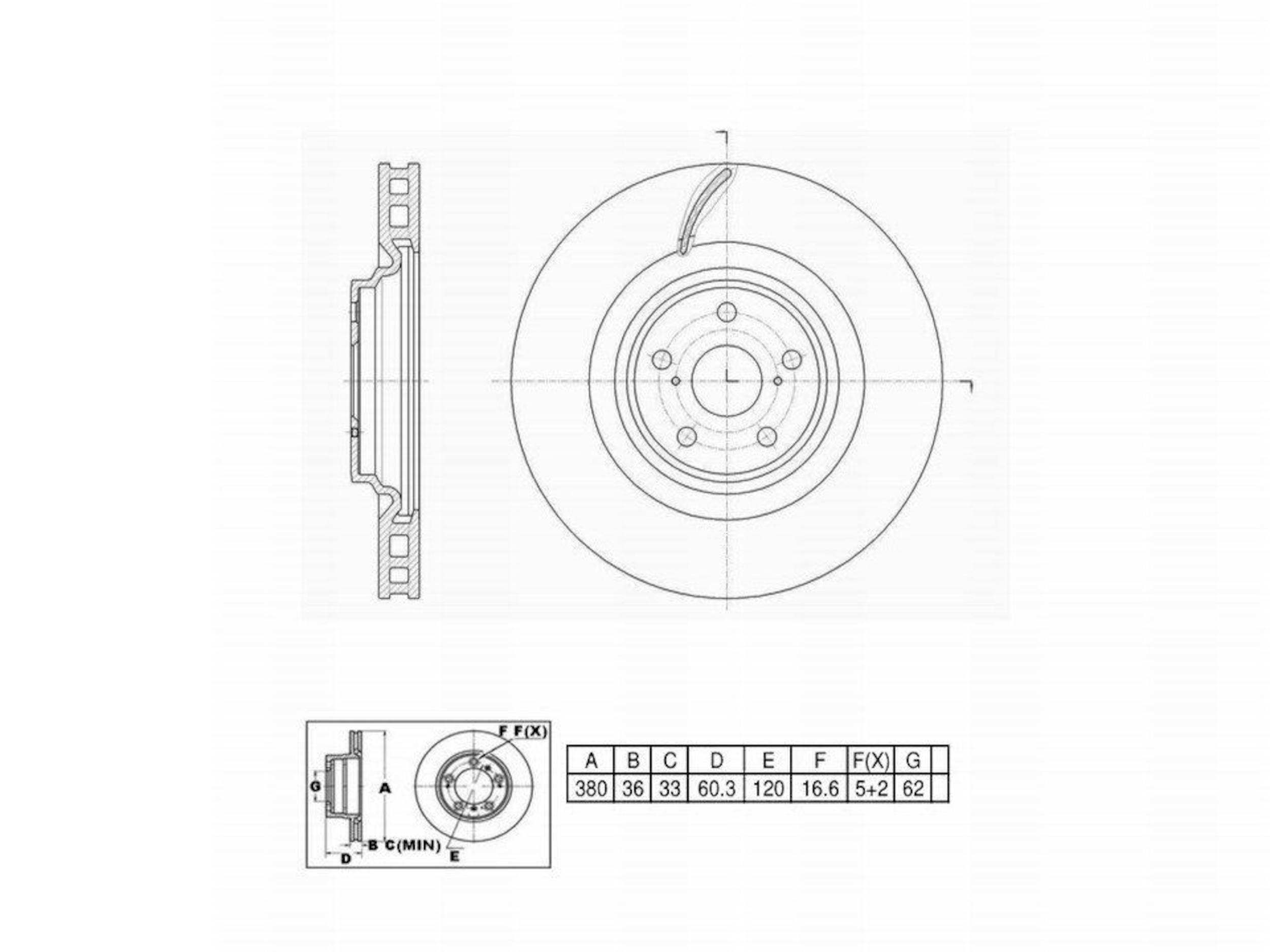 Disc Brake Rotor Perfect Stop PS4421219HC