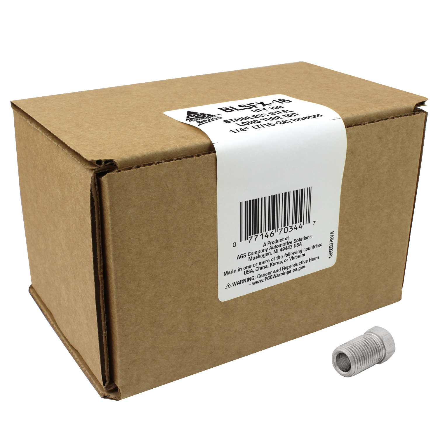 Tube Fitting AGS BLSFX-16