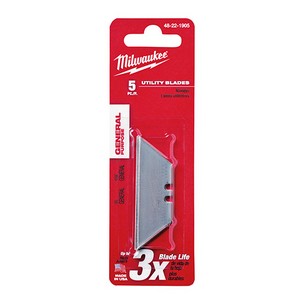 Utility Knife Blade Set Milwaukee 48-22-1905