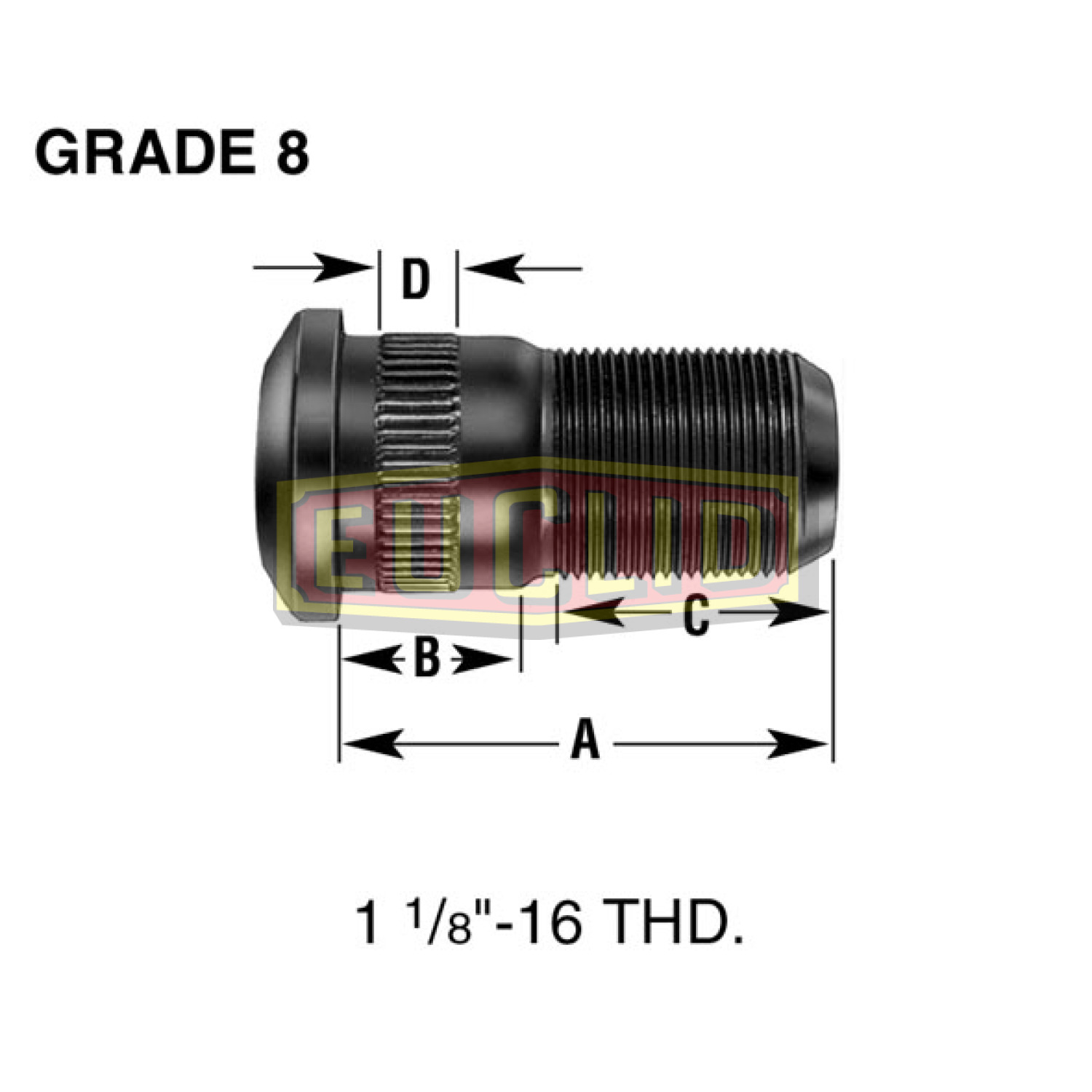 Wheel Stud Euclid E-5749L