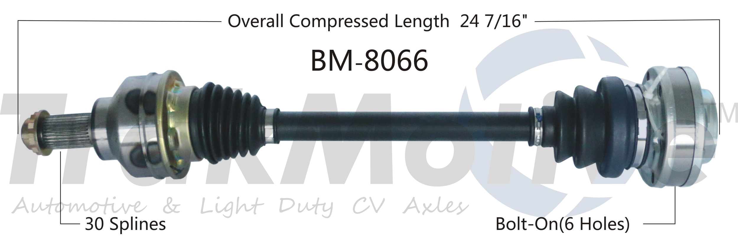 CV Axle Shaft TrakMotive BM-8066