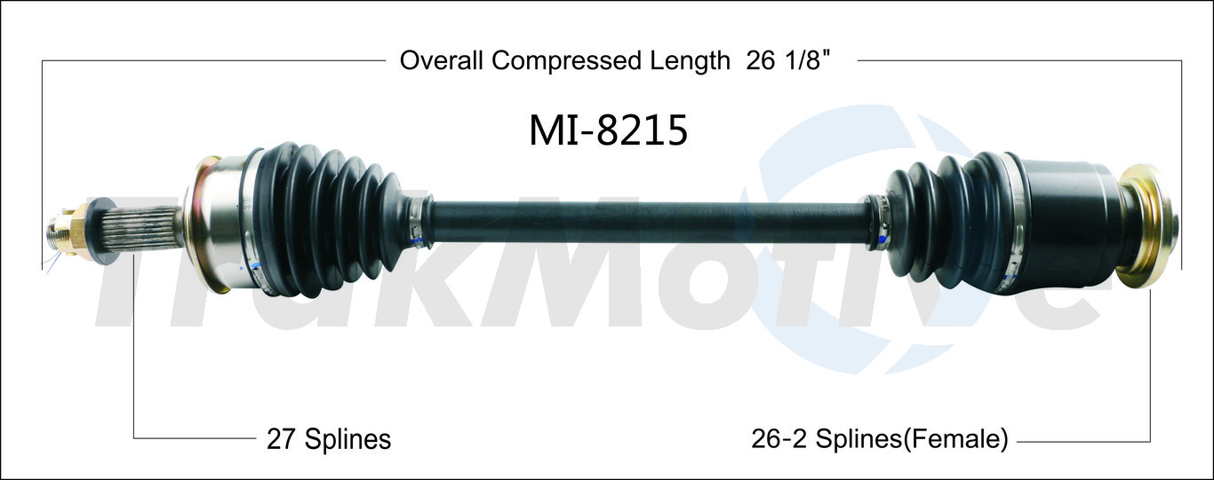 CV Axle Shaft TrakMotive MI-8215