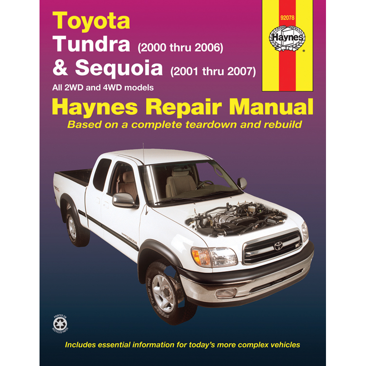 Technical Specification Book Haynes 92078