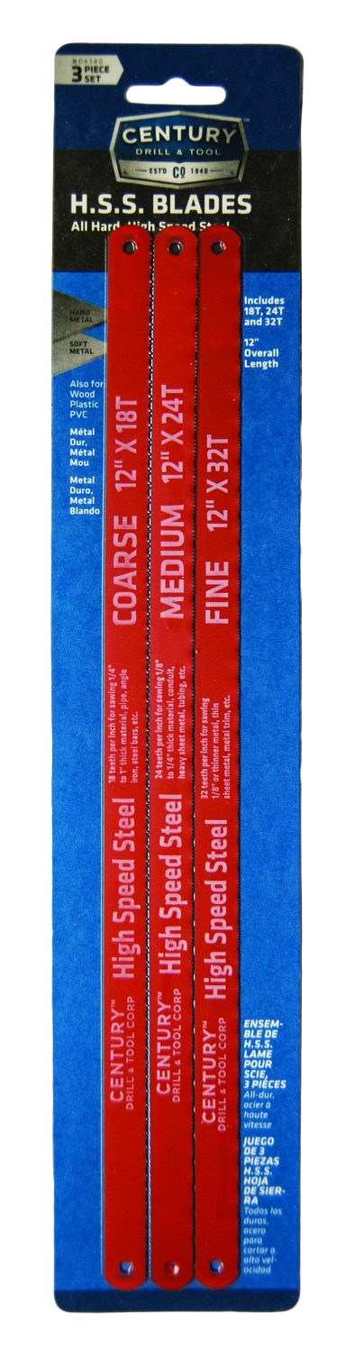 Hacksaw Blade Century Drill & Tool 04340