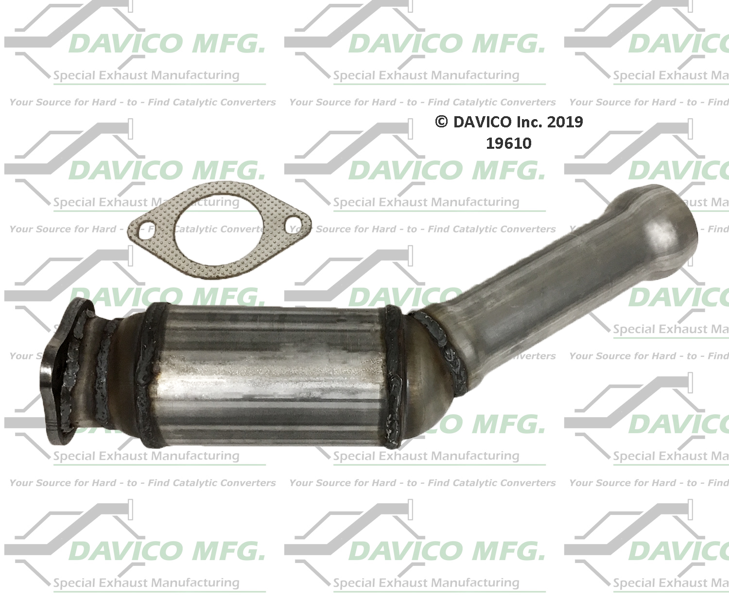 Catalytic Converter Davico Mfg 19610