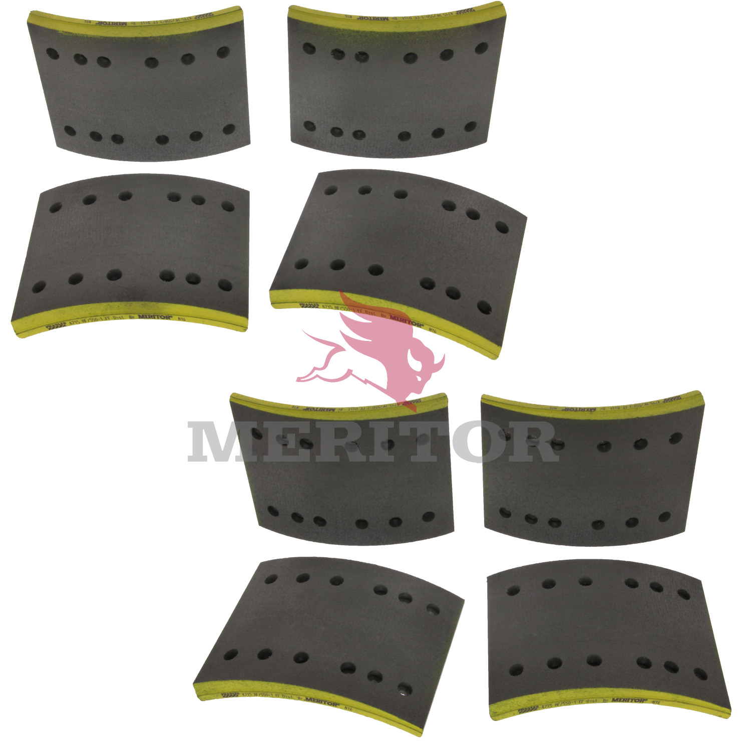Drum Brake Shoe Lining Meritor F5504715