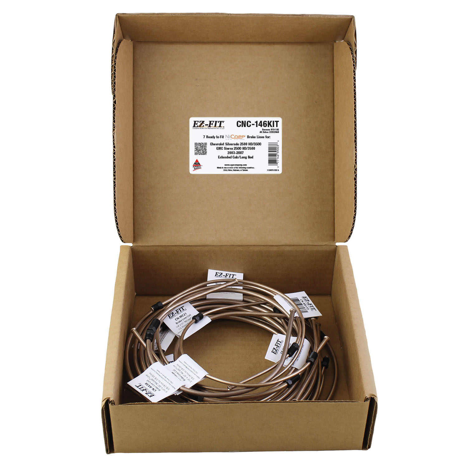 Brake Hydraulic Line Kit AGS CNC-146KIT