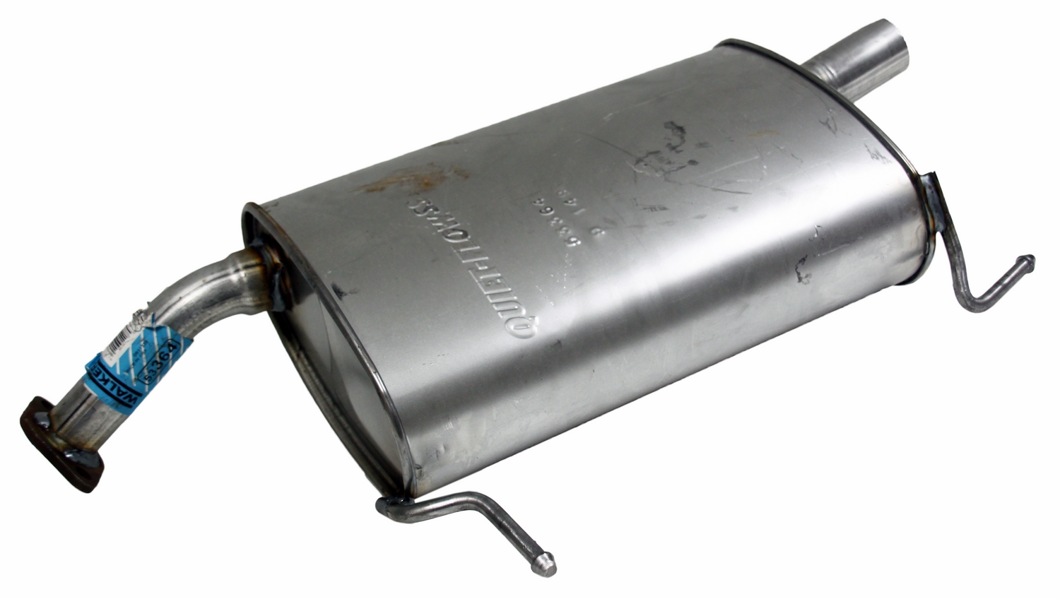 Exhaust Muffler Assembly Walker Exhaust 53364