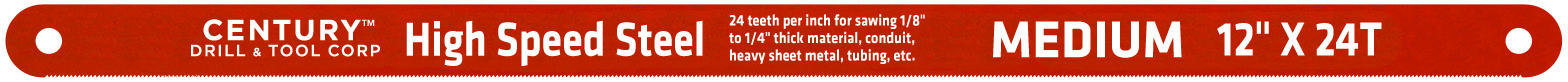 Hacksaw Blade Century Drill & Tool 04338