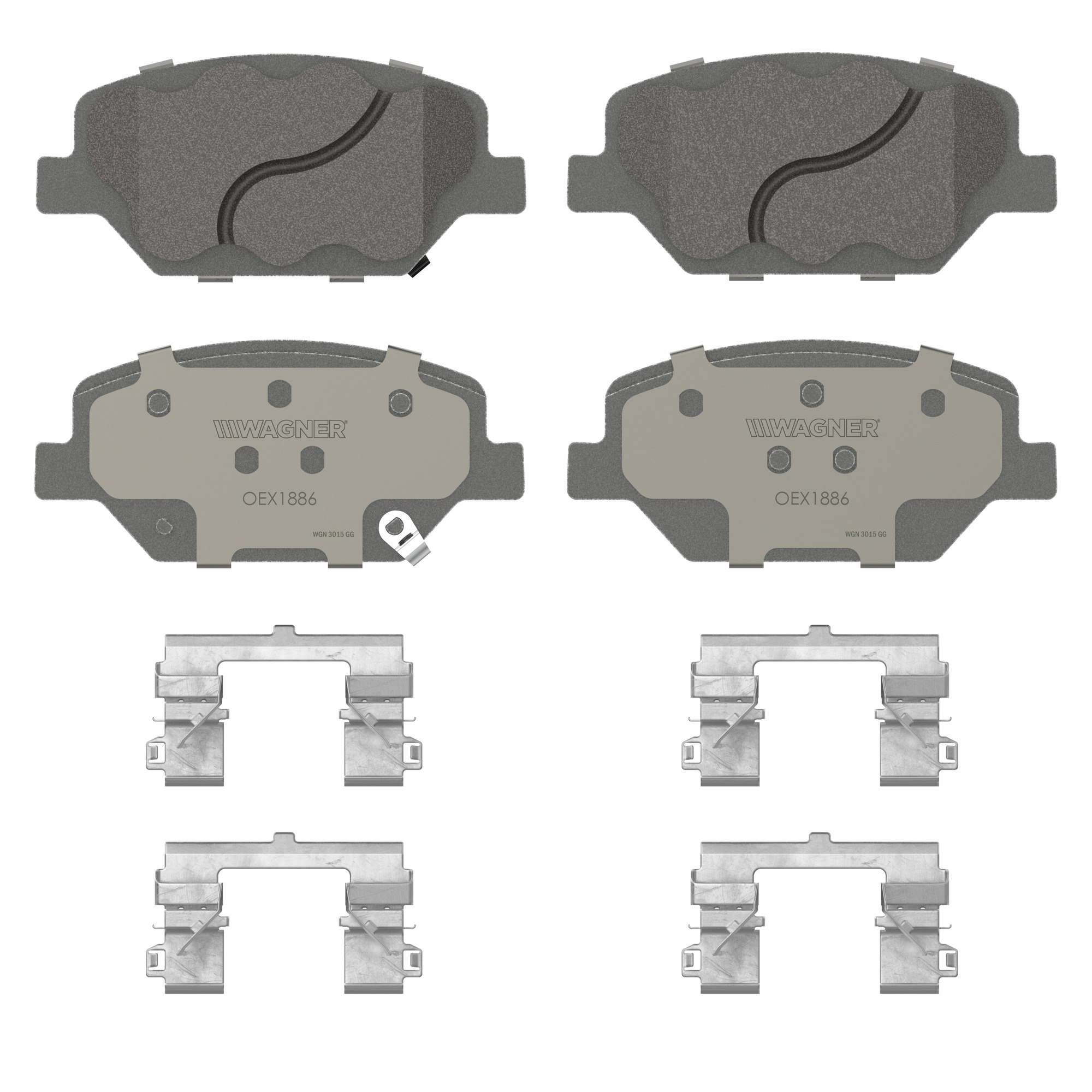 Disc Brake Pad Set Wagner Brake OEX1886