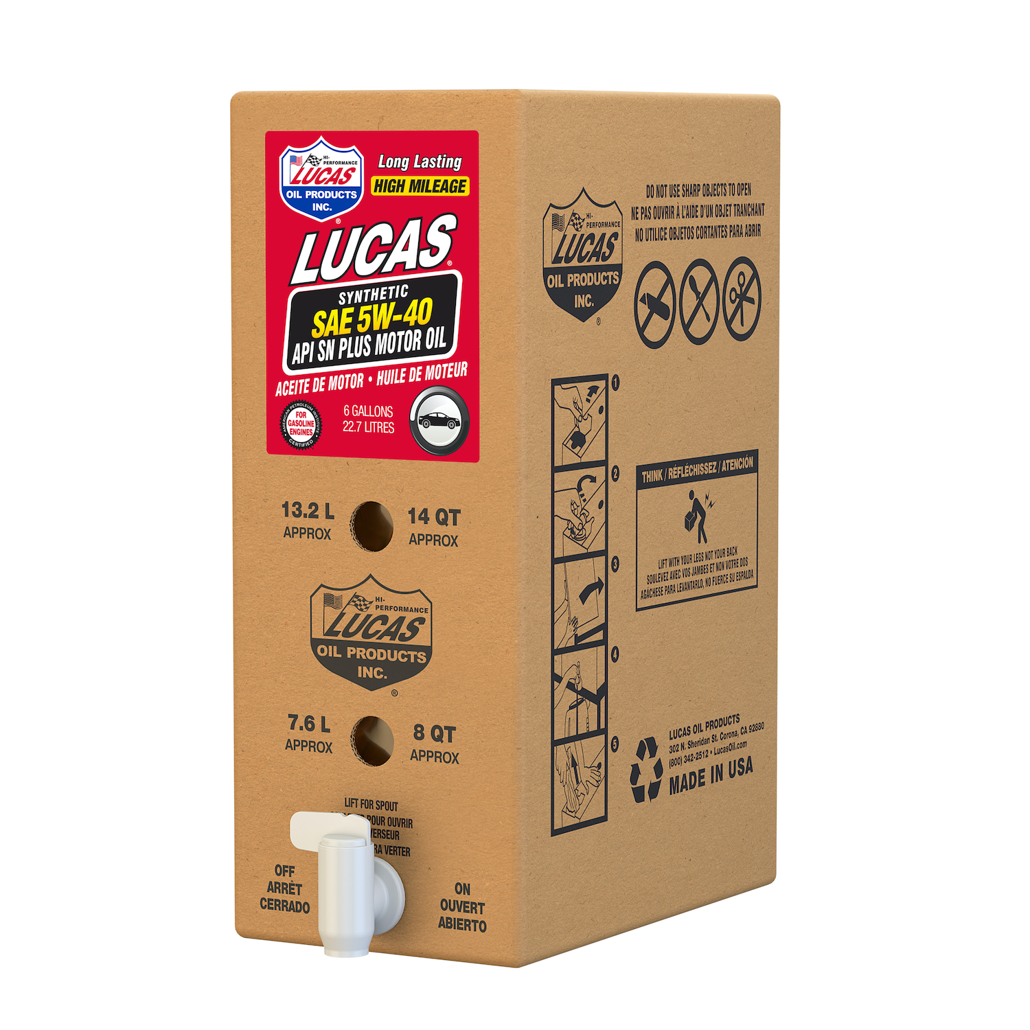 Engine Oil Lucas Oil Products 18012