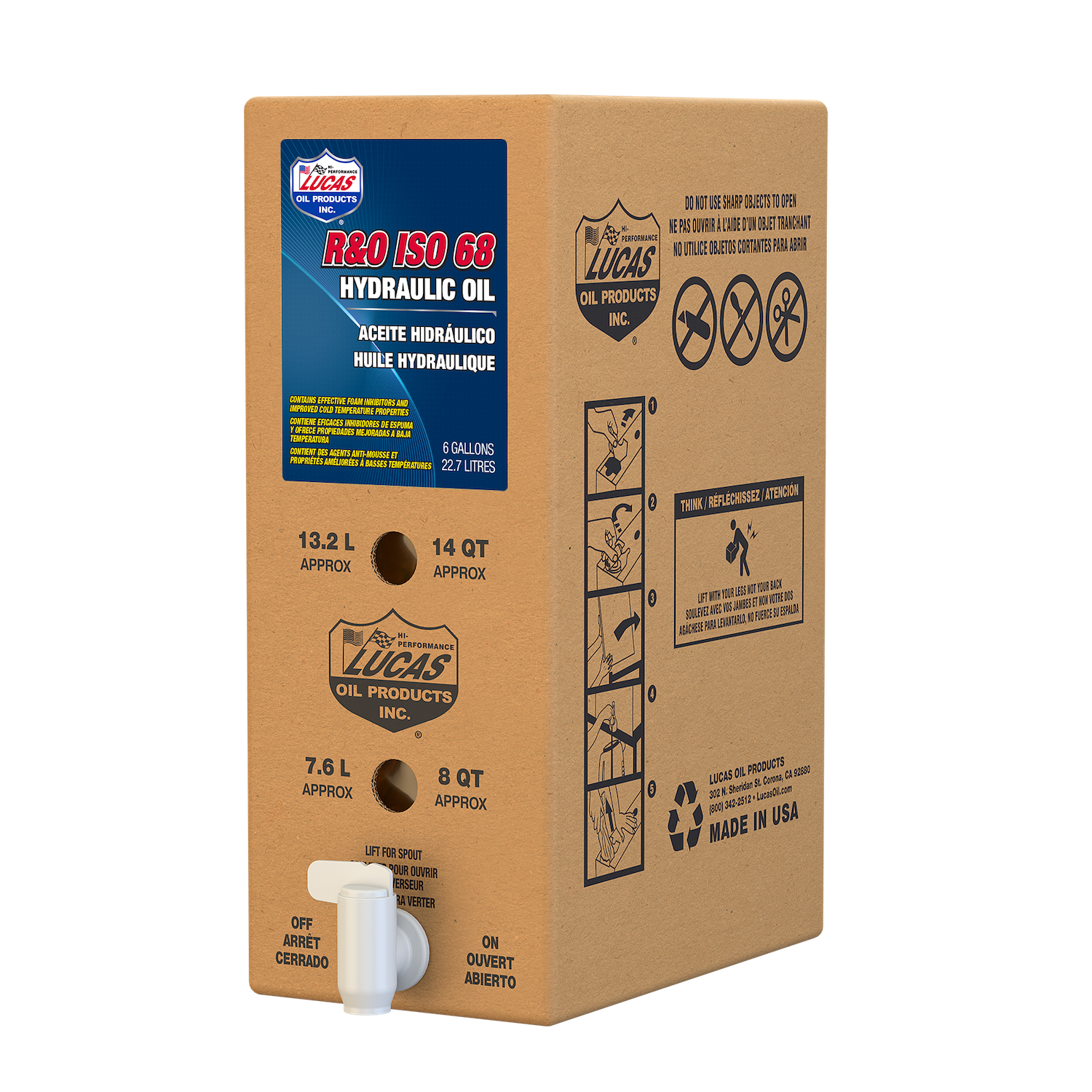 Hydraulic System Fluid Lucas Oil Products 18062