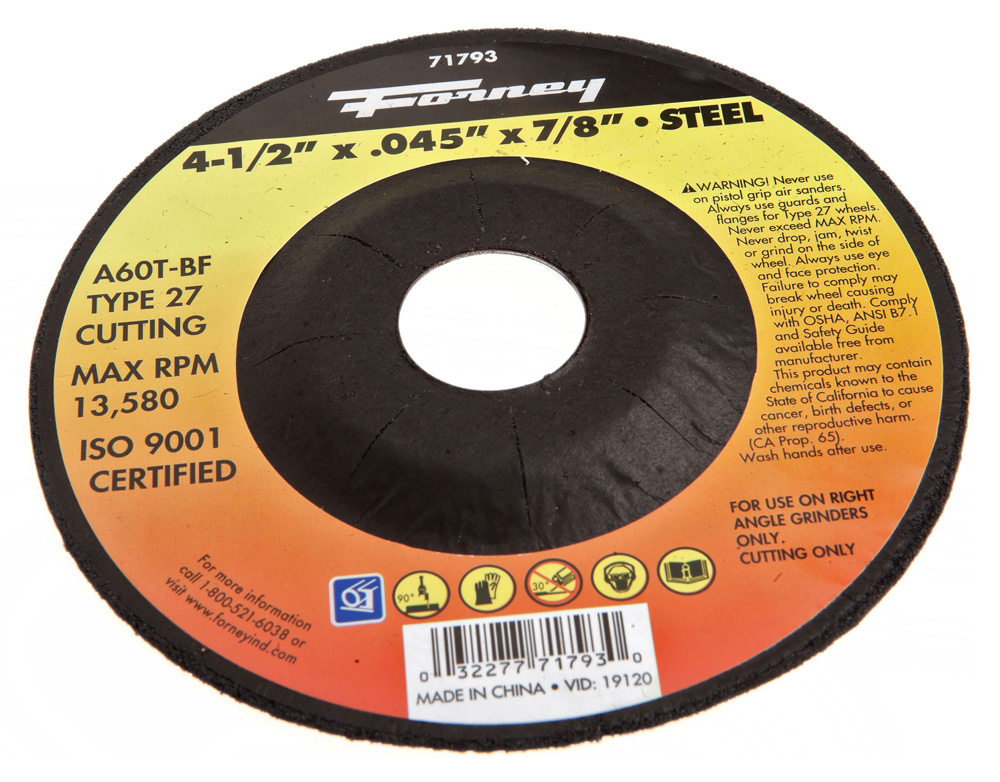 Cut-Off Wheel Forney 71793