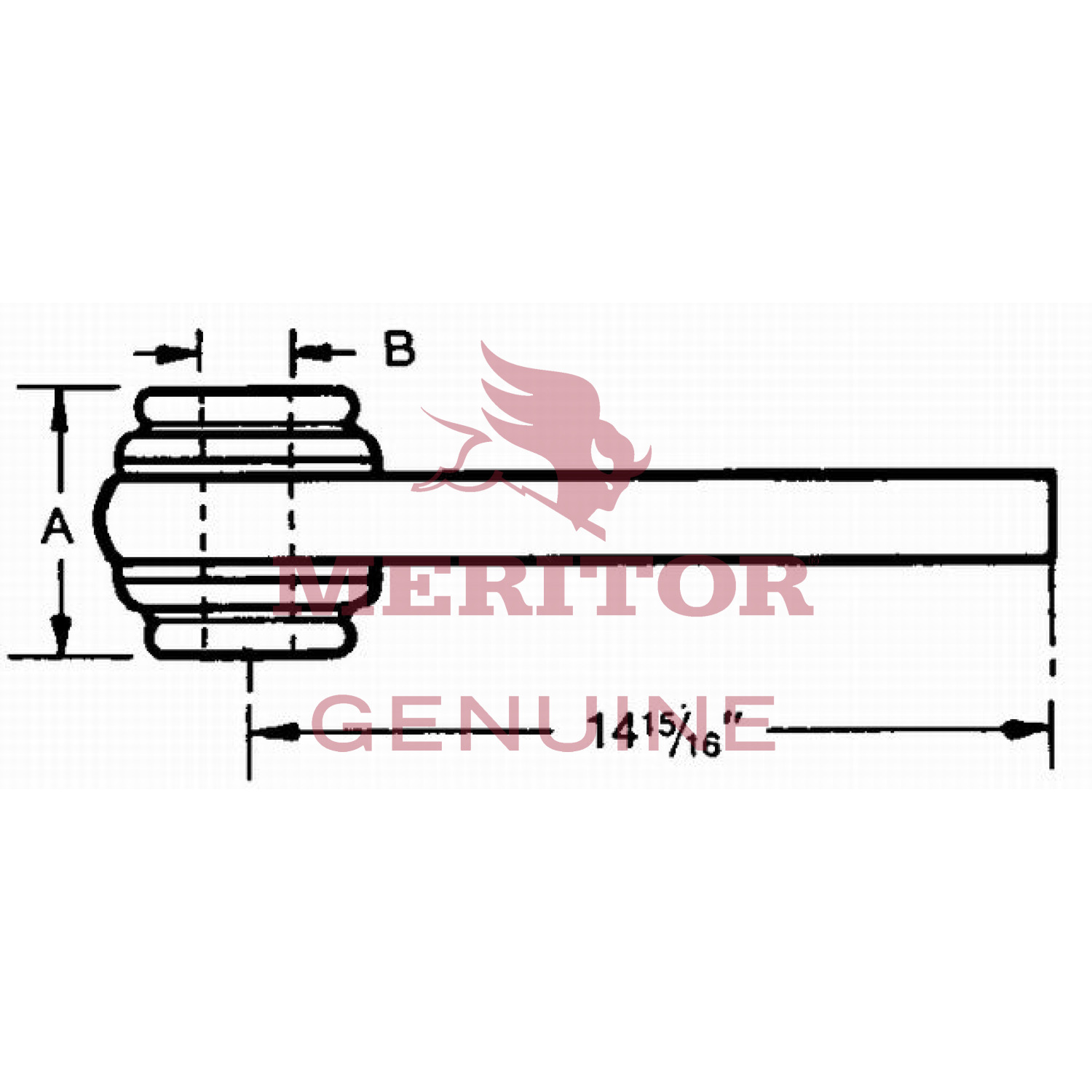 Axle Torque Rod Meritor A3106G163
