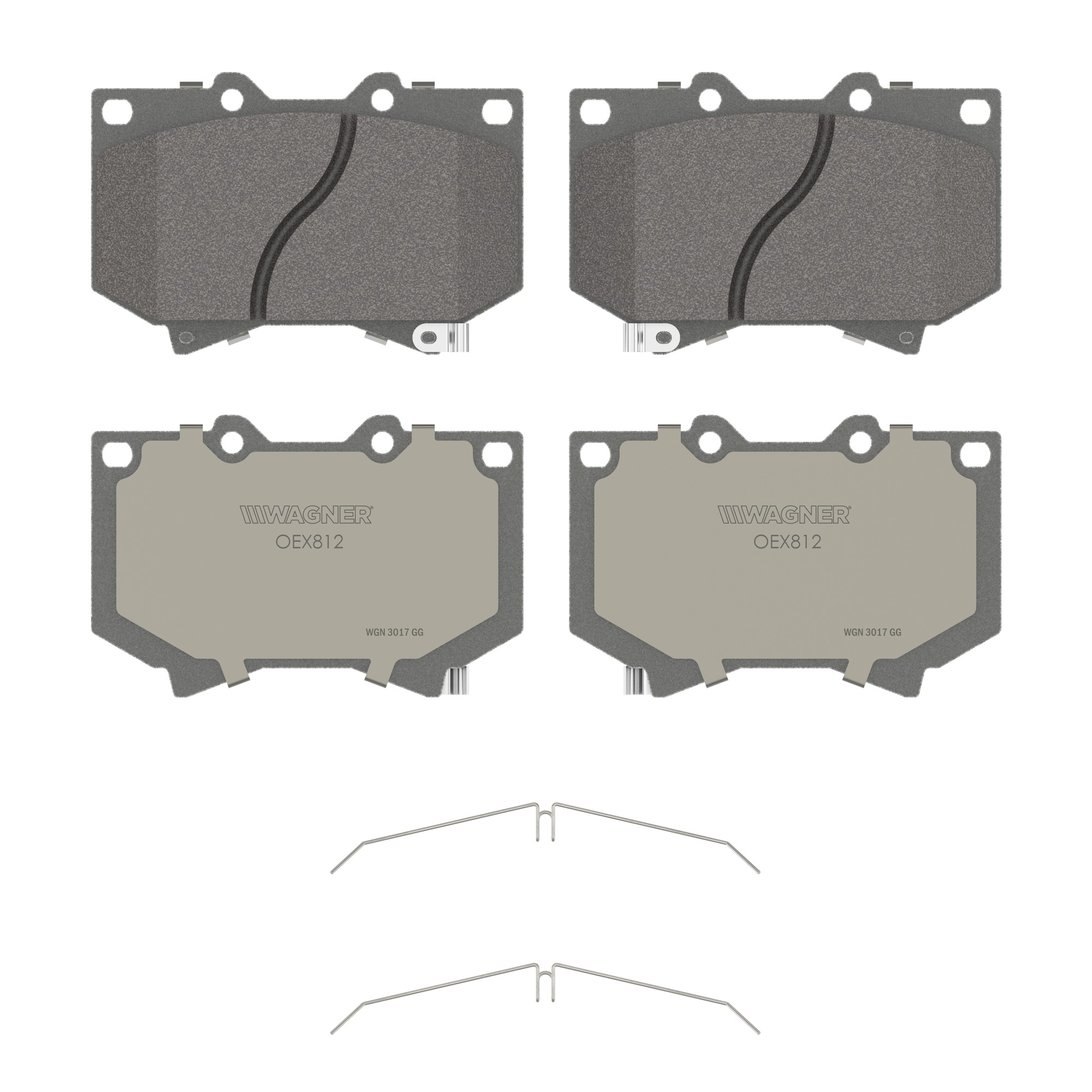 Disc Brake Pad Set Wagner Brake OEX812