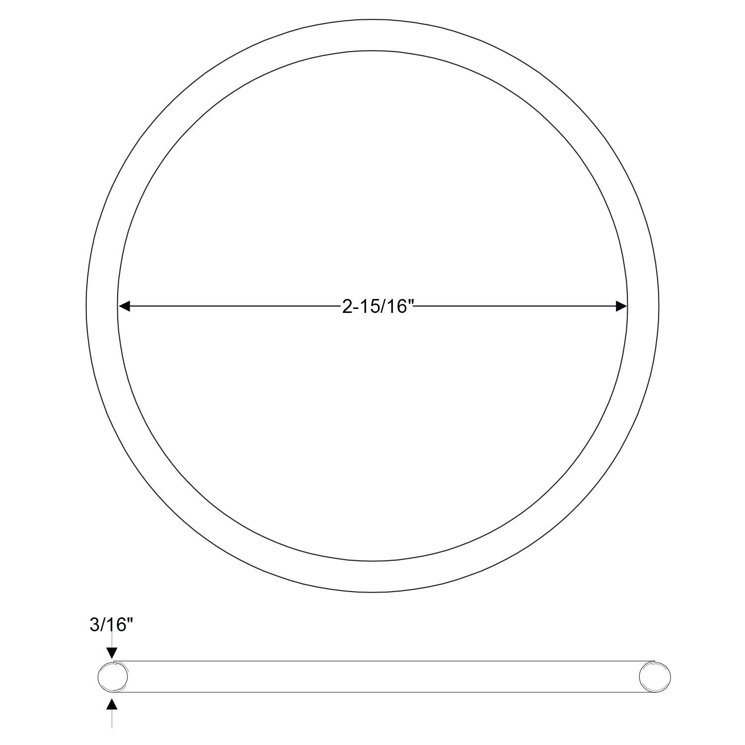 Exhaust Collector Gasket Nickson 13329-1