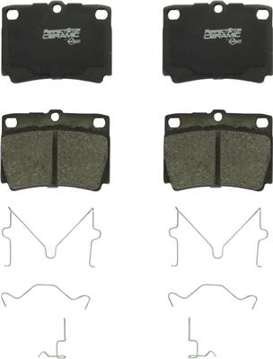 Disc Brake Pad Set Perfect Stop PC733