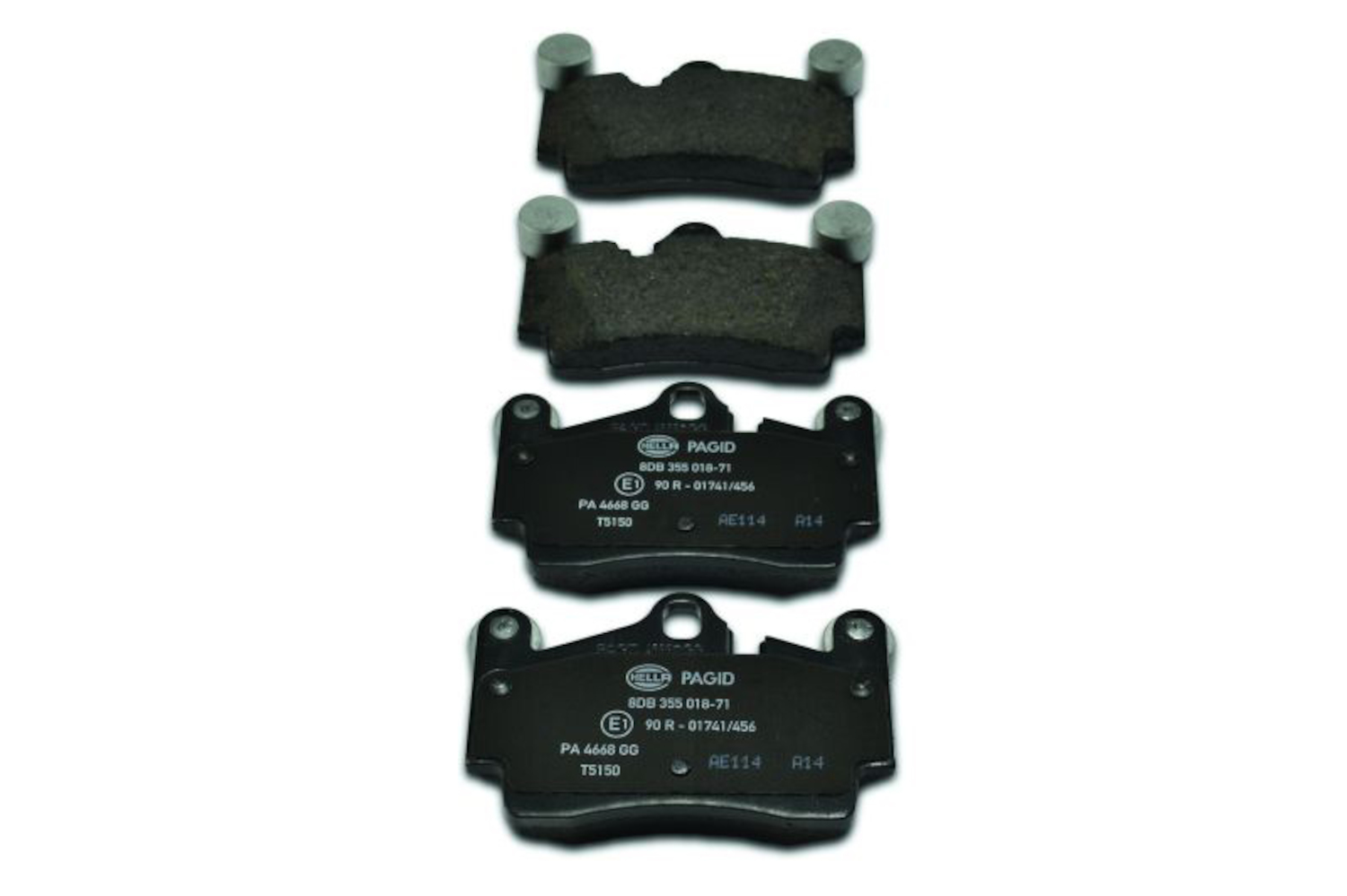 Disc Brake Pad Set HELLA Brakes 355018711