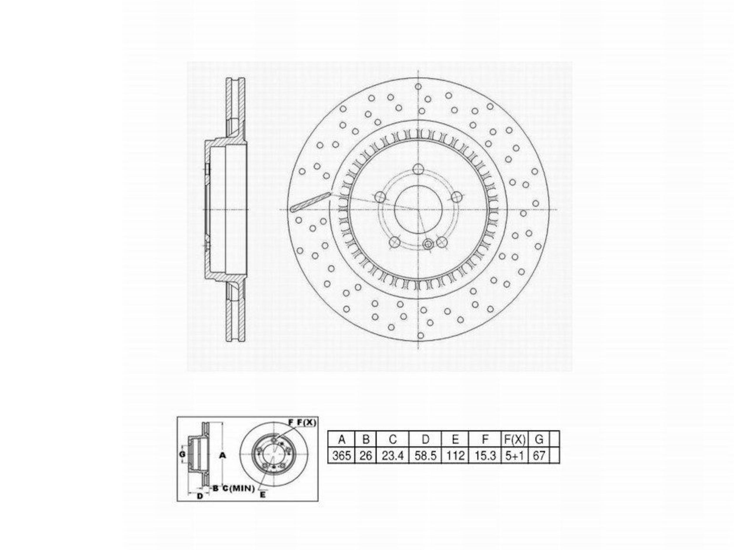 Disc Brake Rotor Perfect Stop PS4421863DRHC