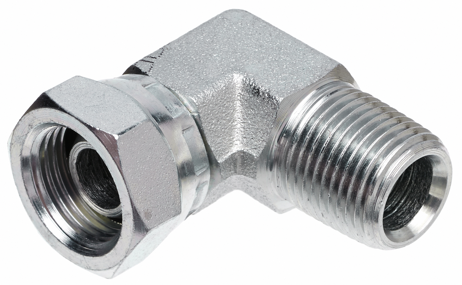 Gates | Male Pipe NPTF to Female Pipe Swivel NPSM - 90 (SAE to SAE