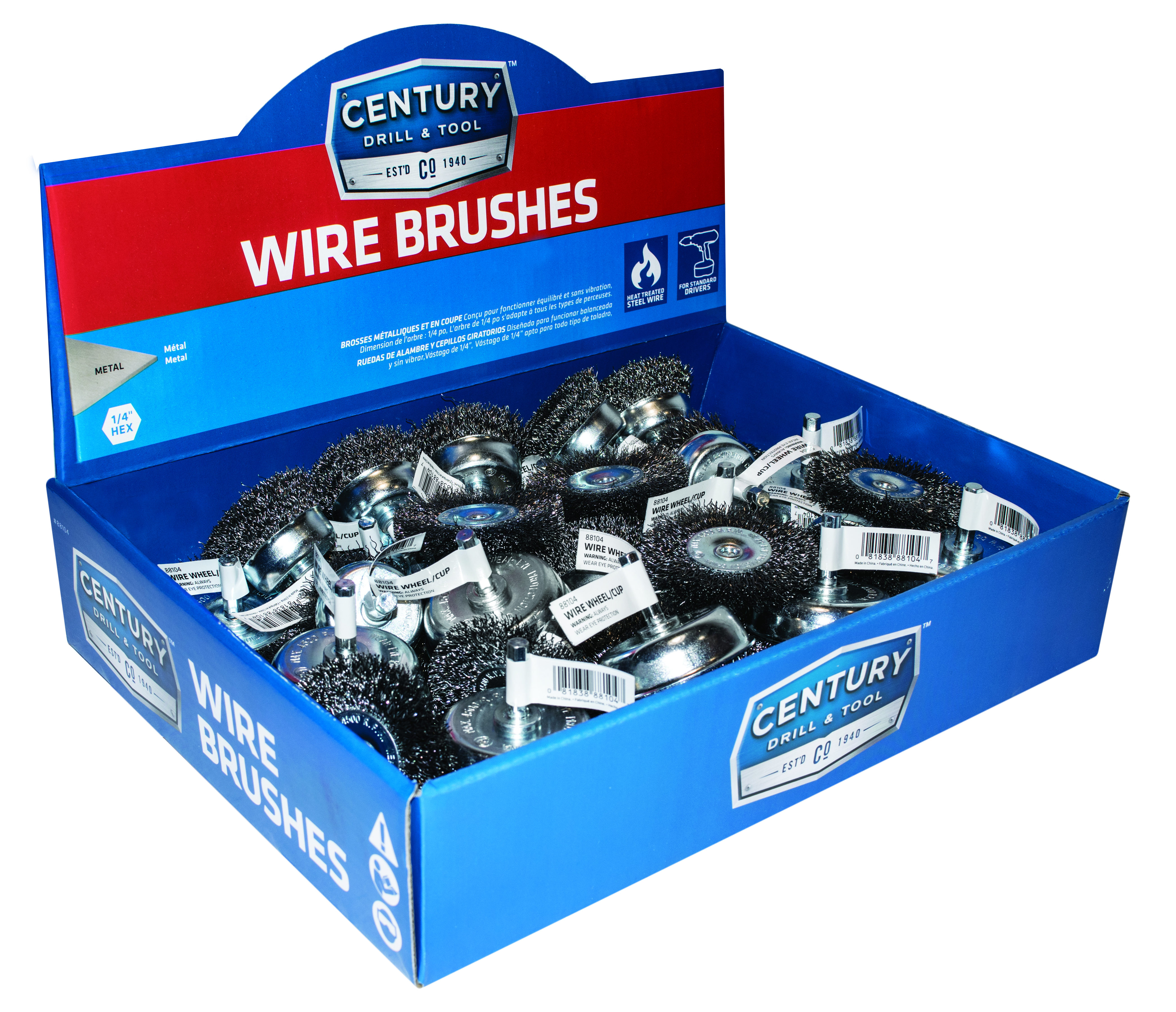 Wire Brush Century Drill & Tool 88104
