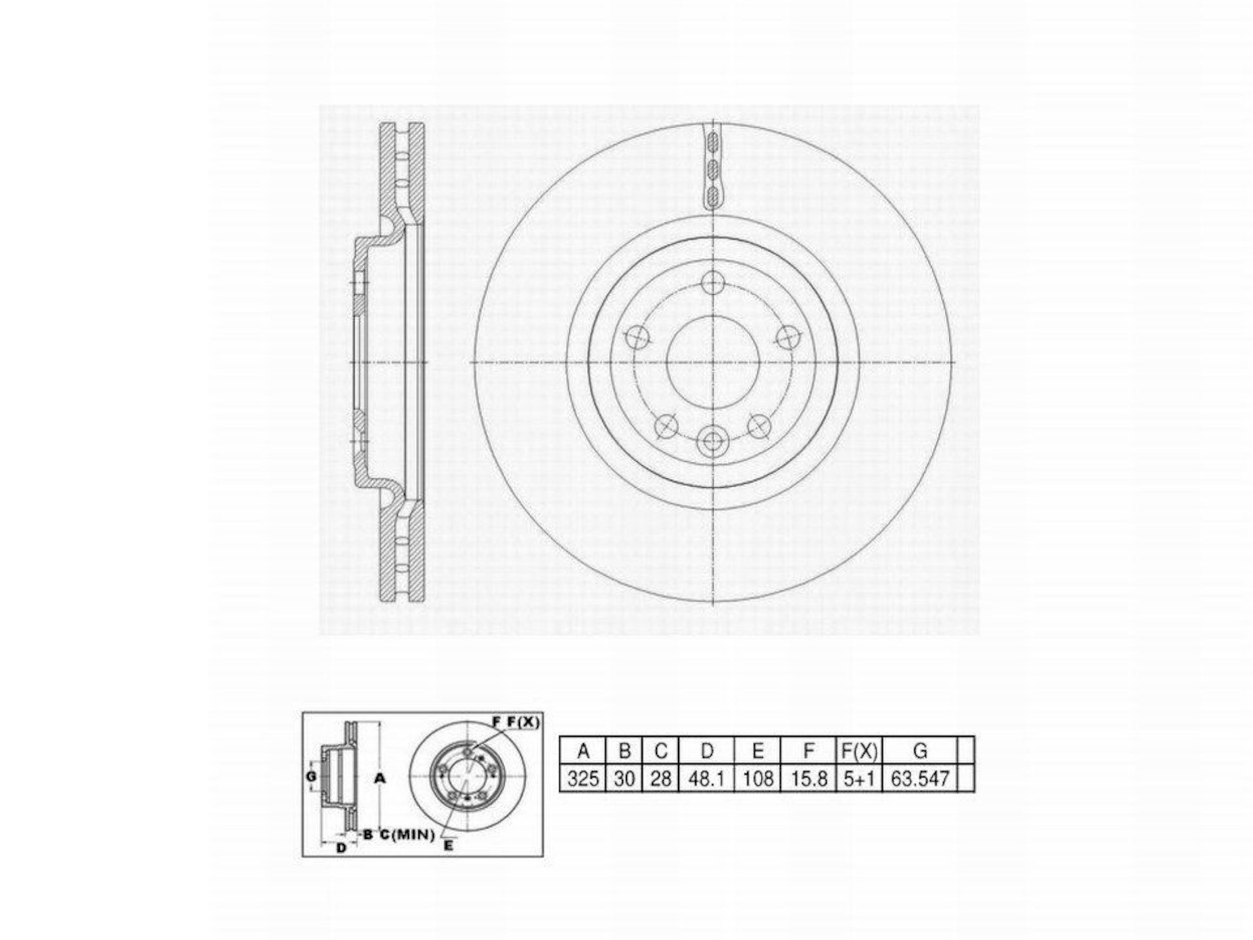 Disc Brake Rotor Perfect Stop PS4421948HC