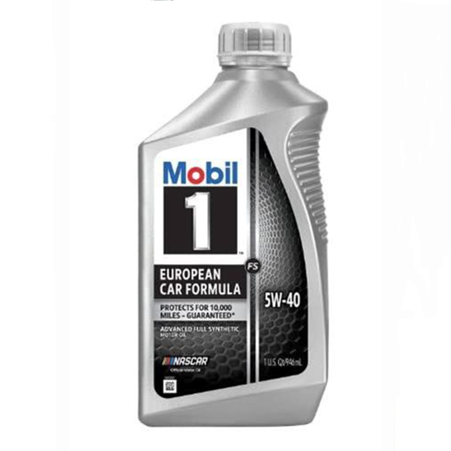 Mobil 1 Euro Full Synthetic 5W-40 Motor Oil, 1 Qt