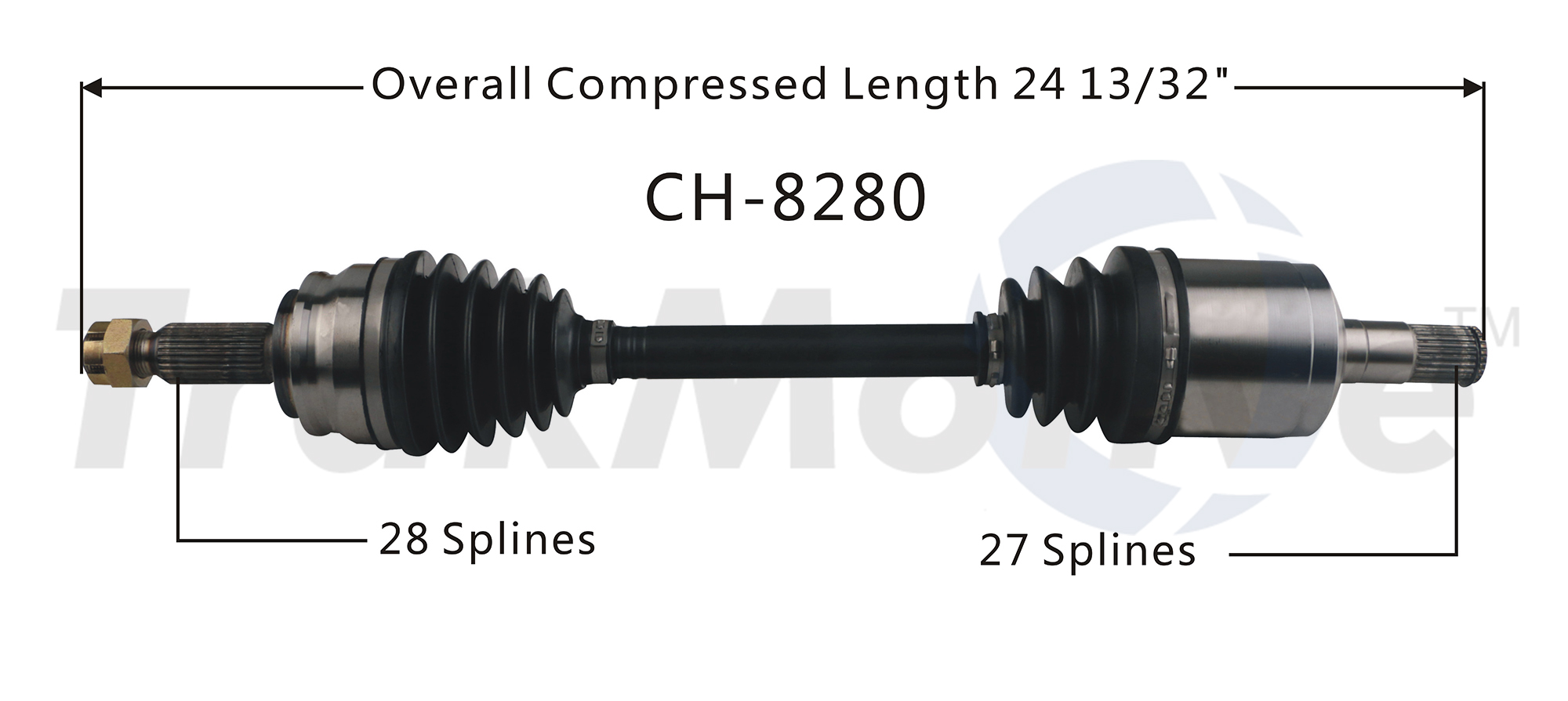 TrakMotive | CV Axle Shaft CH-8280 | Auto Value Parts Stores