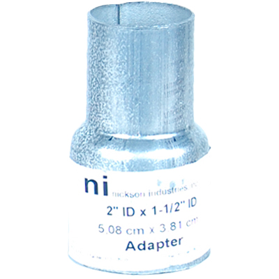 Nickson Exhaust Pipe Adapter, 2 In. ID to 1 1/2 In. ID