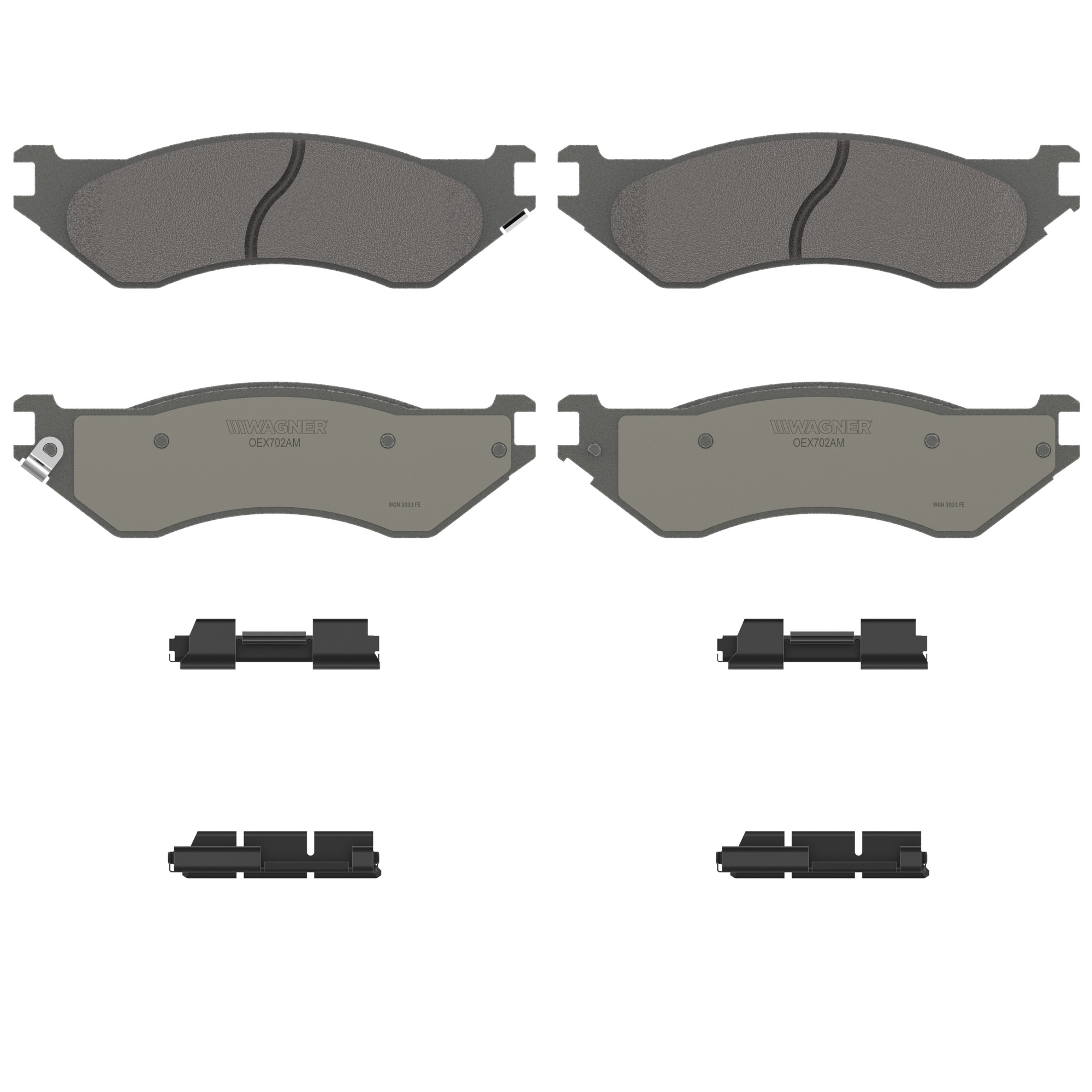 Disc Brake Pad Set Wagner Brake OEX702AM