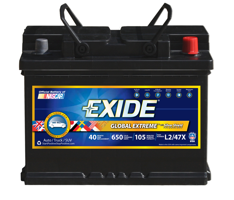 Vehicle Battery Exide L2/47X