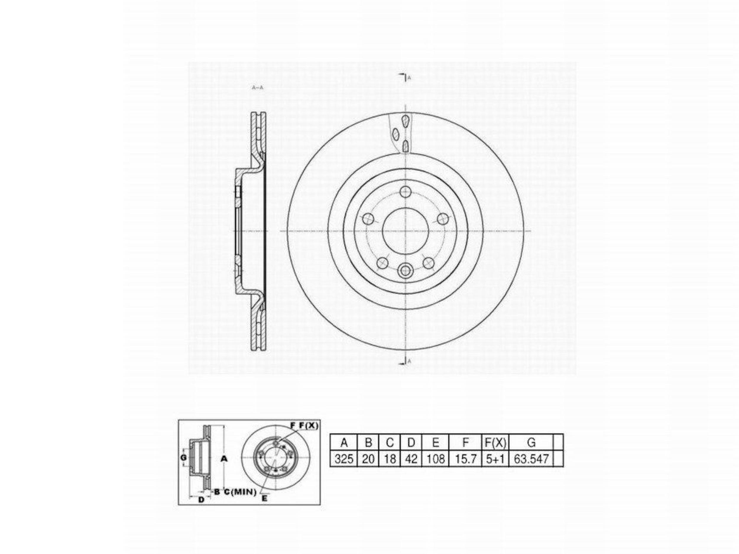 Disc Brake Rotor Perfect Stop PS4421947HC