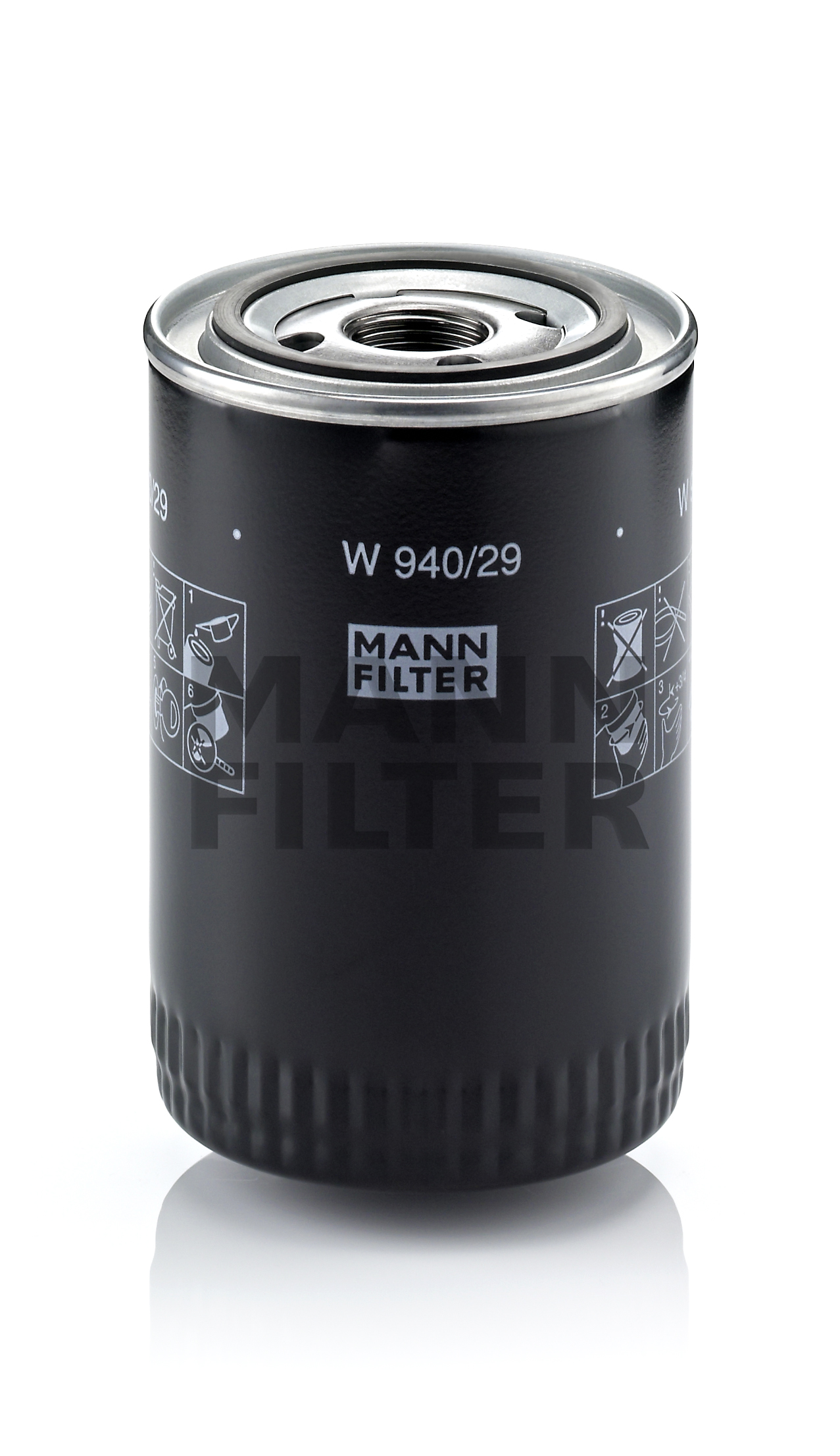 Engine Oil Filter Mann-Filter W940/29