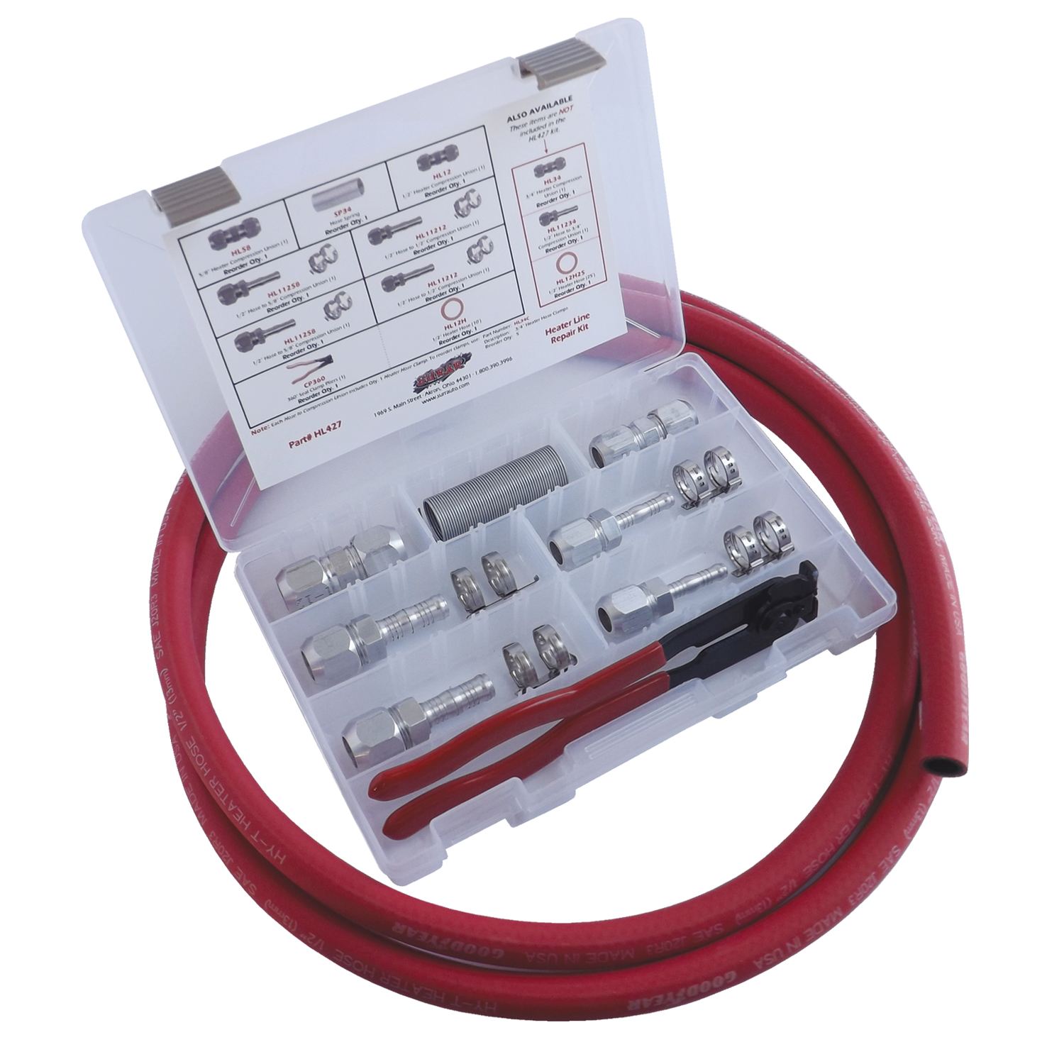 Radiator Coolant Hose Kit S.U.R.&R. HL427