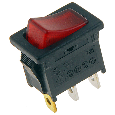 Dorman 85915 Mini Rocker Switch, Red, 16 Amp