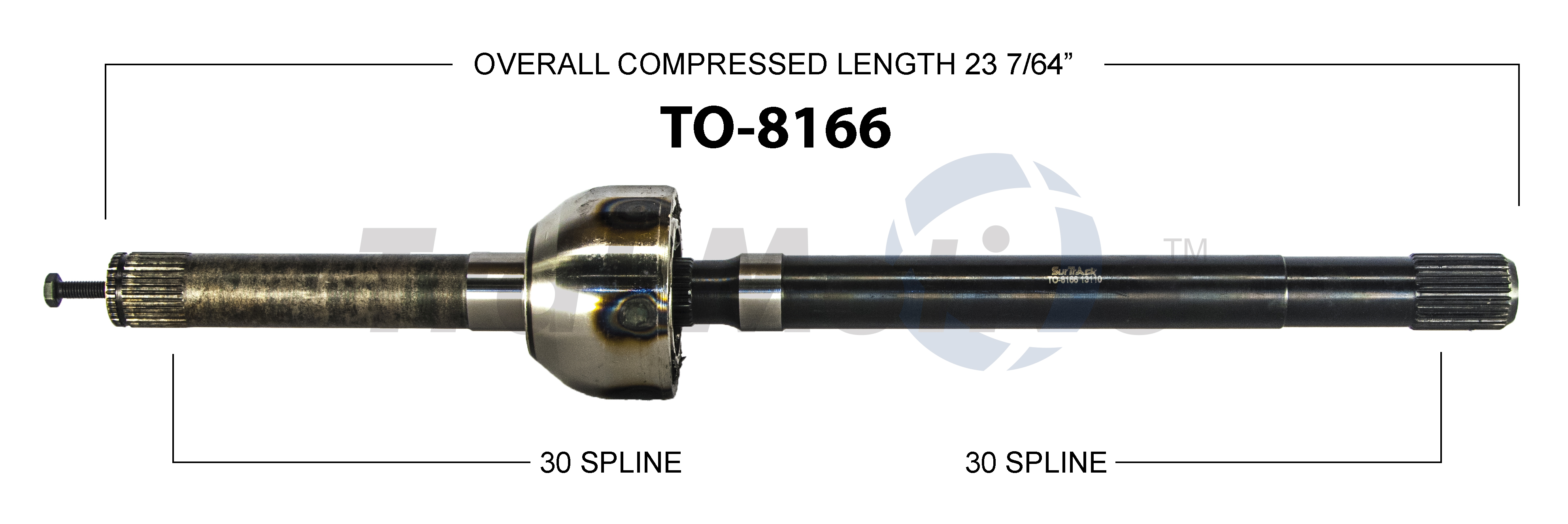 CV Axle Shaft TrakMotive TO-8166